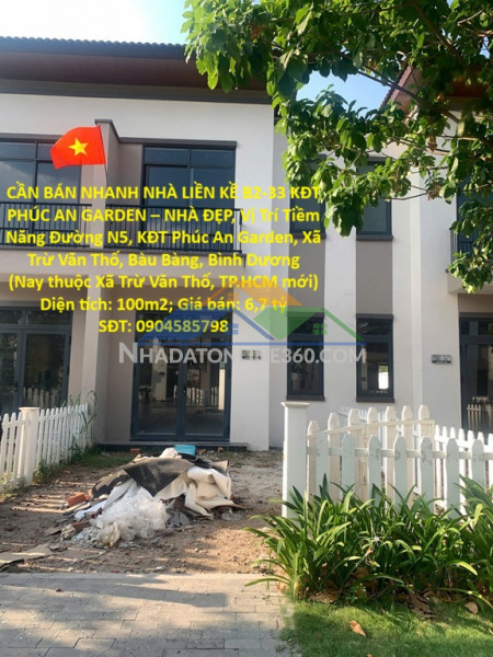 Cần bán nhanh nhà liền kề b2-33 kđt phúc an garden – nhà đẹp,...