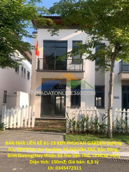 Bán nhà liền kề b1-23 kđt phúc an garden – vị trí đẹp, vừa...