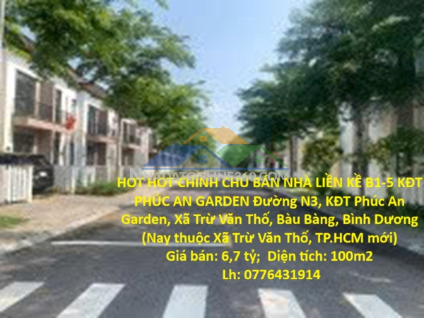 Hot hot chính chủ bán nhà liền kề b1-5 kđt phúc an garden – nhà...