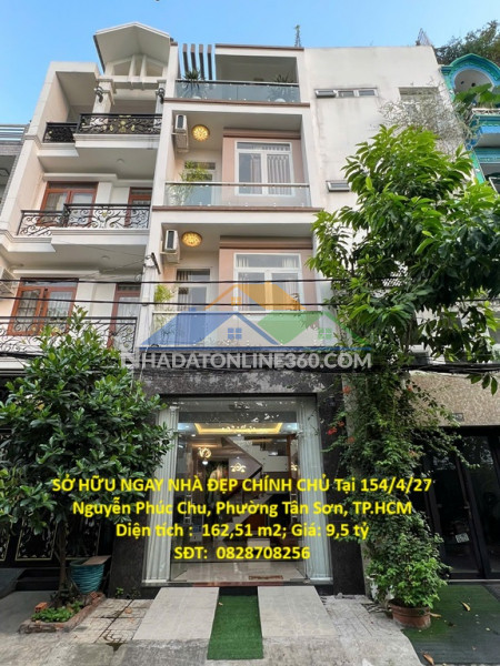 Sở hữu ngay nhà đẹp chính chủ tại  nguyễn phúc chu, phường 15, quận tân bình, tp hồ chí minh
