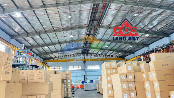 Xt119 cho thuê xưởng sản xuất, tiếp nhận linh hoạt ngành nghề, có sẵn nhiều cầu trục