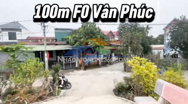 100m f0 siêu đẹp tại vân phúc - tỉnh lộ 417 - ô tô đỗ cửa -...