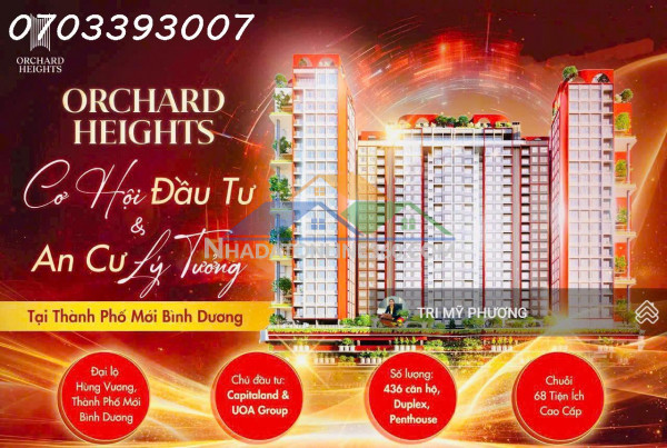 Orchard heights - chỉ cần 1 tỷ 800 triệu, công chứng sang tên ngay...