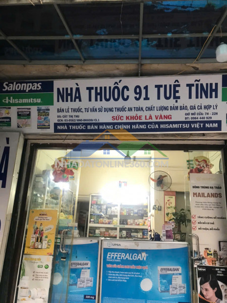 Bán nhà 2 tầng mặt phố 91 tuệ tĩnh,hai bà trưng, sổ đỏ chính chủ, giá bán hợp lý