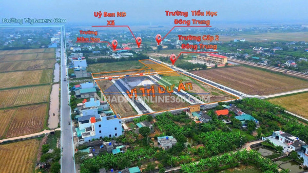 Chính chủ cần bán lô đất tđc đông trung, tiền hải, thái bình  - vị trí kinh doanh đẹp nhất khu