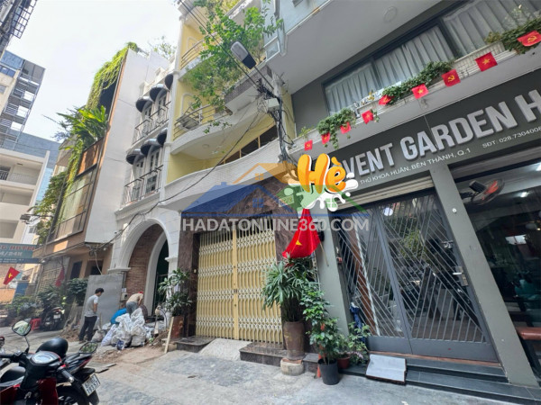 Siêu phẩm - mặt tiền xe hơi đậu cửa - bán nhà 4 tầng đường thủ khao huân - ngay chợ bến thành quận 1 - nơi khai thác khách tây du lịch lưu trú siêu đỉnh