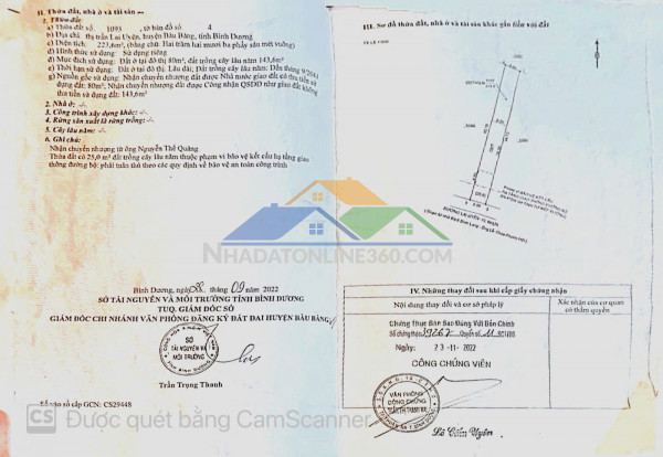 Đất đẹp – giá tốt – chính chủ bán nhanh lô đất mặt tiền tiềm năng tại huyện bàu bàng tỉnh bình dương