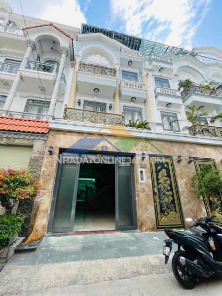 Nhà hẻm xe hơi đào tông nguyên, 6x13.5m, tặng nội thất, chỉ hơn 8 tỷ