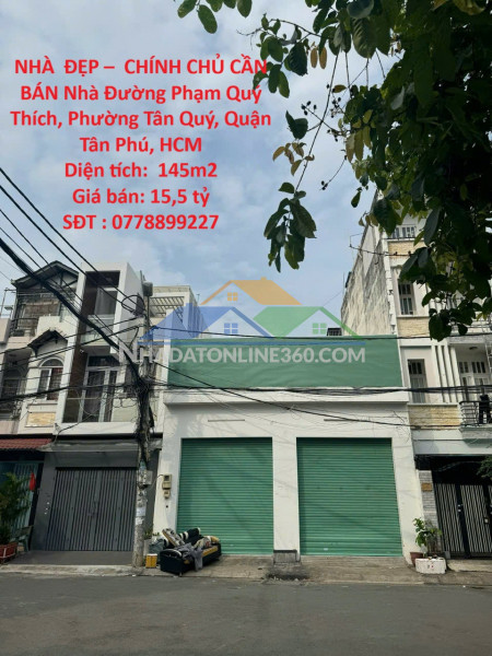Nhà  đẹp –  chính chủ cần bán nhà đường phạm quý thích,...