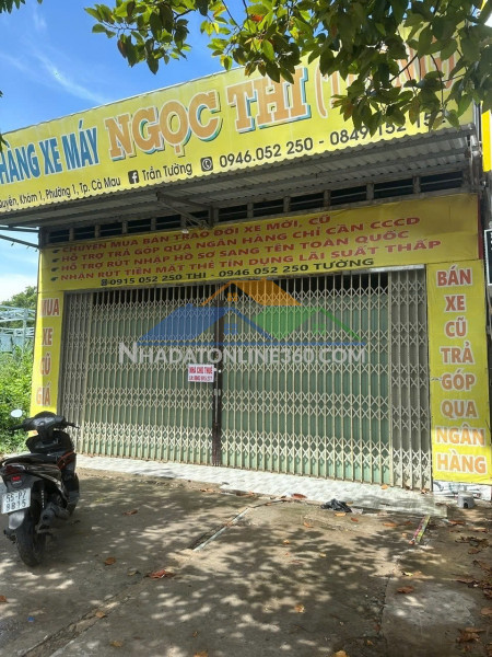 Chính chủ cho thuê mặt bằng kinh doanh mặt tiền ngô quyền có vị trí đẹp – tp. cà mau