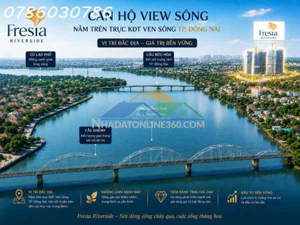 Fresia riverside – mua trước khi mặt bằng giá mới được thiết...