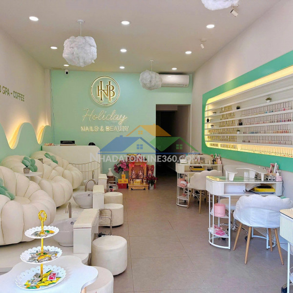 Sang nhượng tiệm spa gội đầu dưỡng sinh và nail tại hai bà...