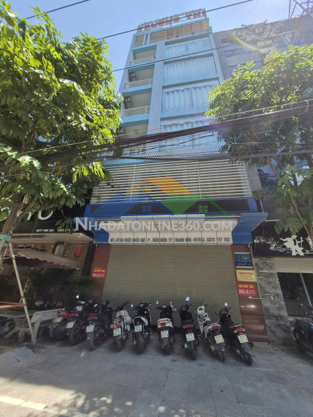 Chính chủ cho thuê tòa nhà 7 tầng , mặt bằng kinh doanh đẹp tại triệu quốc đạt,điện biên,thanh hóa