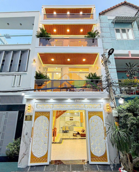 Nhà mời đăng cầp xe hơi đậu cửa gò omoi quận 7  (5x12) 3 tầng -4 pn chỉ 10,6 tỷ - full nội thât - sổ hồng rêng hoàn công