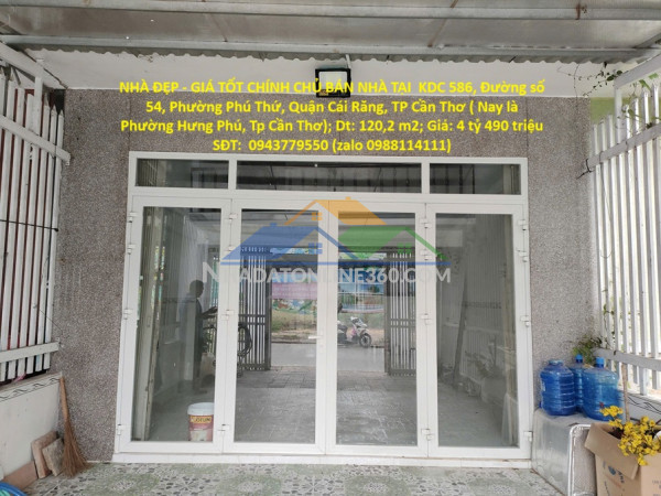 Nhà đẹp - giá tốt chính chủ bán nhà tại phường phú thứ,...