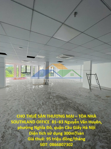 Cho thuê sàn thương mại – tòa nhà southland office  81–83 nguyễn văn huyên
