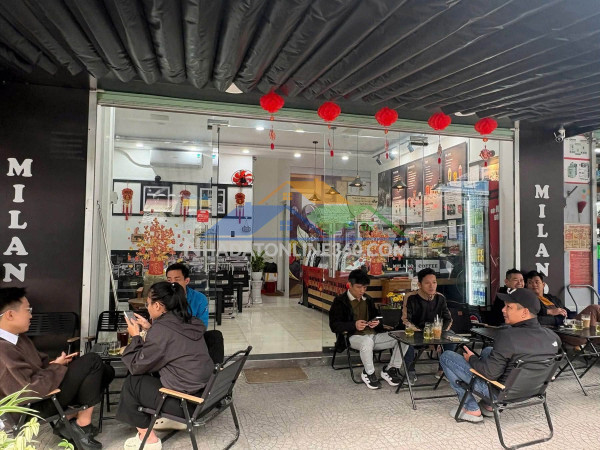 Sang quán cf thương hiệu milano góc 2 mặt tiền trung tâm hải châu