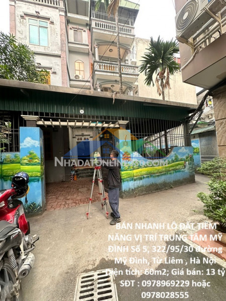 Đất vị trí đẹp- giá tốt bán nhanh lô đất tiềm năng vị trí trung tâm mỹ đình quận nam từ liêm, hn