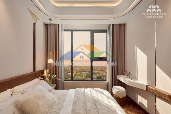 The emerald boulevard sở hữu vị trí mặt tiền đại lộ bình dương chỉ 62,6 triệu/m2