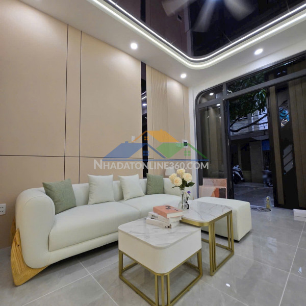 Siêu phẩm 4 tầng (penshouse mặt đất) đường âu dương lân p. chánh hưng (p3q8 cũ). giá 6,95 tỷ tl