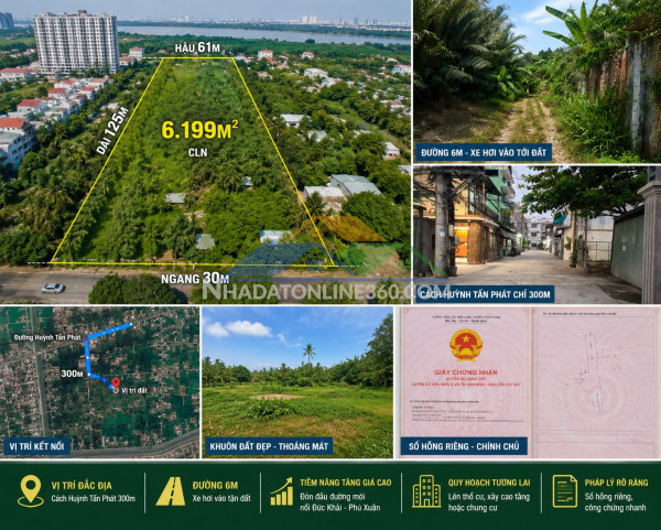 Quỹ đất lớn 3.782m² trong kdc thanh nhật –phước kiểng nhà bè 56,7 tỷ