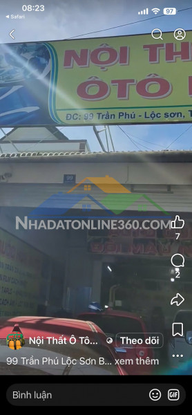 Chính chủ bán nhà mặt tiền đường trần phú – phường lộc...