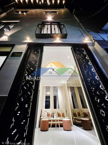Nhà mới 3 tầng – hẻm 5m đường d9, tây thạnh –,tphcm, giá chỉ 3tỷ650tr