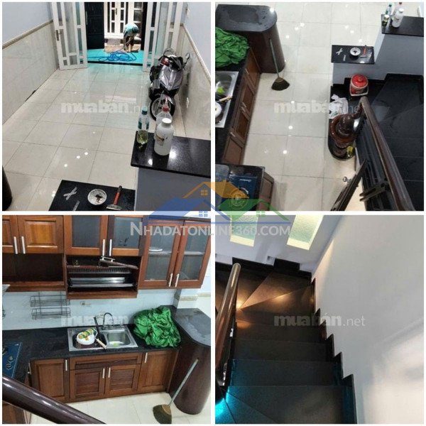 Bán nhà 1 trệt 3 lầu tại hẻm 310 đường ngô quyền - phường 6, quận 10 , tphcm