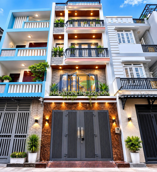 Nhà đẹp 72m² - 2 mặt tiền hẻm 6m thông - cạnh chợ 26/3 - sát...
