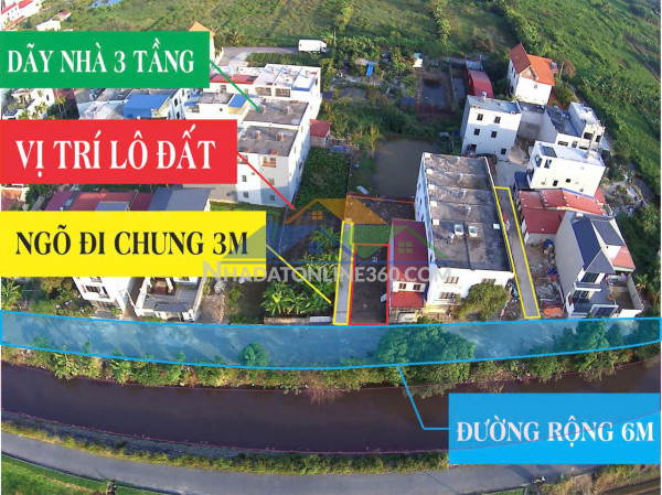 Bán đất lô góc 2 mặt tiền – gần dự án tràng cát – giá 2,61 tỷ