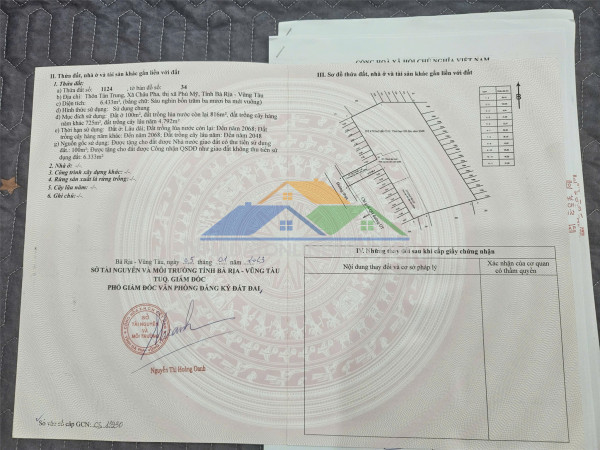 Đất đẹp - giá tốt - chính chủ cần bán đất tại  tổ 7, xã châu pha, phú mỹ, bà rịa vũng tàu