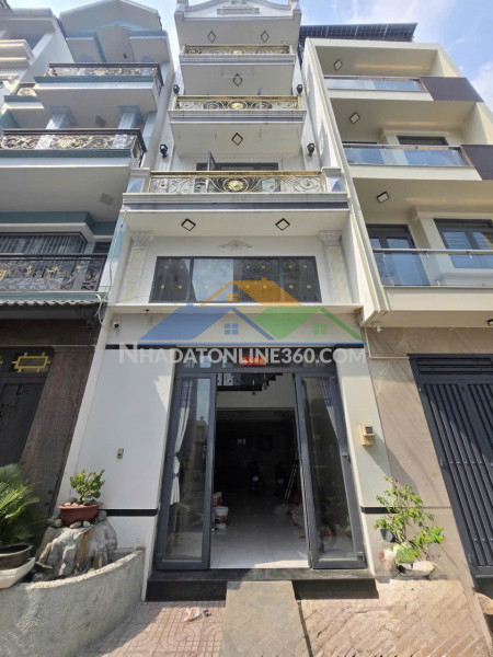 Siêu phẩm nhà mới 5 tầng - gần chợ gò xoài, lê văn quới - hẻm xe tải tới nhà - ngang gần 5m cực hiếm