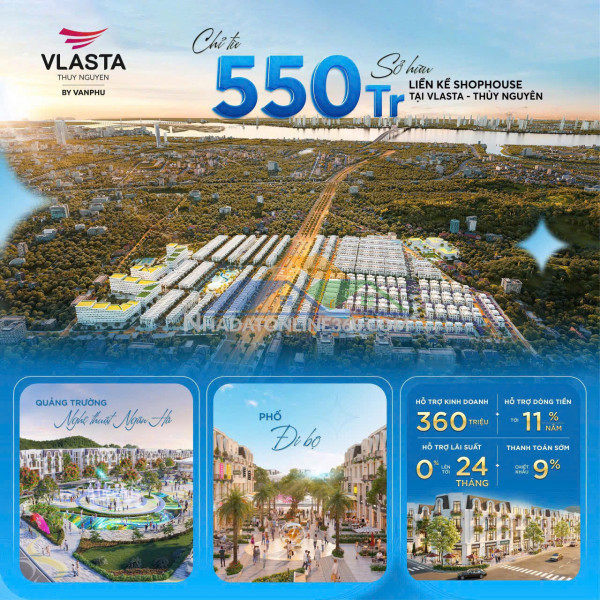 Duy nhất lô 87,5 m²giá chỉ hơn 6 tỷ,  phân khu phát lộc vlasta thủy nguyên - nhận nhà ngay