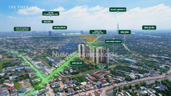 Căn hộ trung tâm thuận an the emerald garden view đầu tư ngay giá khởi điểm35tr/m2