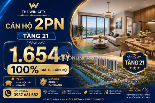 Bán gấp căn 2pn gần cầu xáng - bình chánh chỉ cần 400tr sở hữu ngay - bàn giao full nội thất an cường