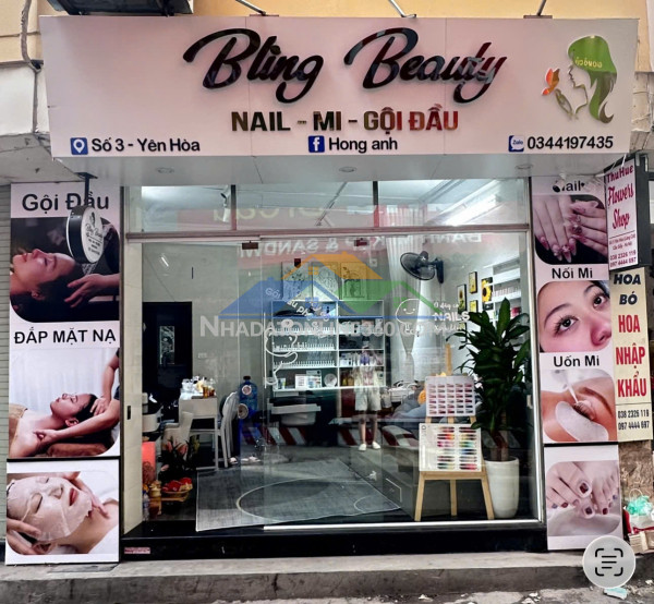 Giá tốt - sang nhượng mặt bằng kinh doanh nail - mi - gội đầu dưỡng sinh - vào làm ngay