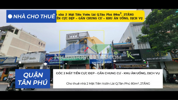 Cho thuê shophouse cc bàu cát 2 q.tân bình 90m², 2tầng, ngang 7.5m -...