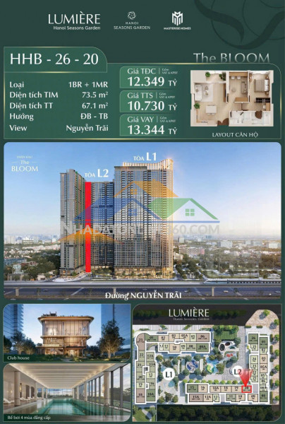 ???? hhb-26-20  1pn + 1 đa năng  view nguyễn trãi cực thoáng