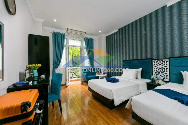 Bán khách sạn đẹp dòng tiền 11 tỷ/ năm  mặt phố lương văn can – hoàn kiếm – 319m² – 42 phòng  – sổ đỏ chính chủ – 238 tỷ
