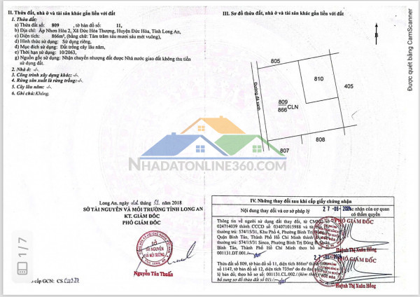 Lô đất đẹp - giá tốt - chính chủ cần bán đất tiềm năng xã đức hoà thượng, đức hòa, long an