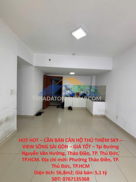 Hot hot – cần bán căn hộ thủ thiêm sky – view sông sài gòn – giá tốt – tại đường nguyễn văn hưởng, thảo điền, tp. thủ đức, tp.hcm
