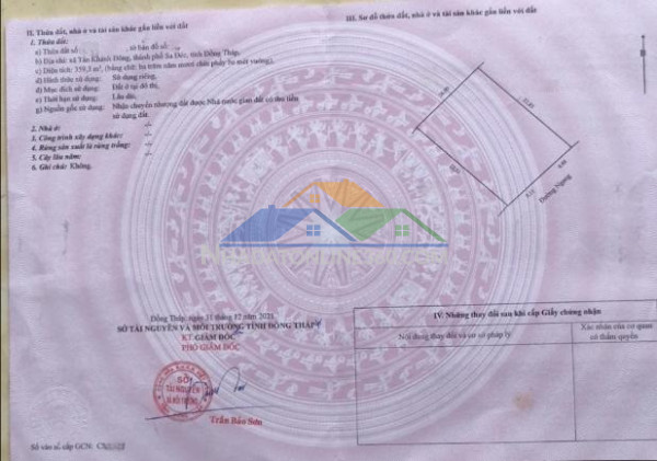 Bán nhàtrọ mặt tiền phường sa đéc, 359m2, 10pn. sổ hồng,...