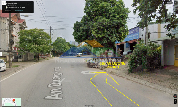 Bán đất ngõ 368 an dương vương, tp hòa bình (nay là tỉnh phú thọ), diện tích 854.2m2, miễn tg