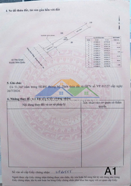 Bán đất mặt tiền đường minh thắng – quang minh, giá chỉ 900 triệu