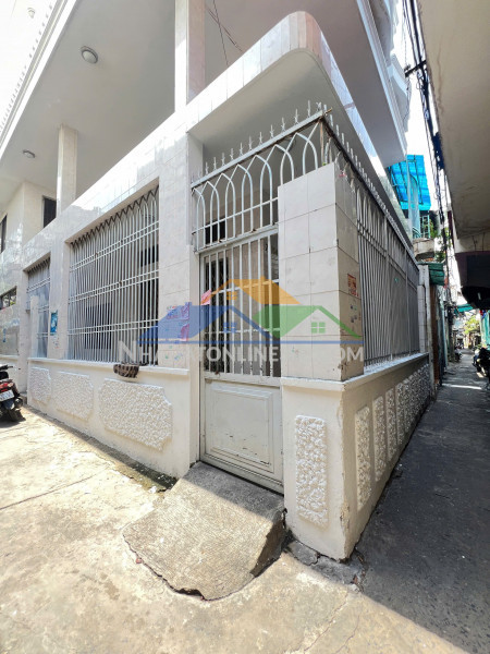 Nhà góc 5 tầng (6x14m) hẻm thông đường nguyễn chế nghĩa p12q8. giá: 8.7 tỷ