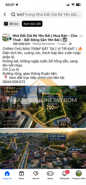 Hot hot – chính chủ cần bán đất nhà vườn – 200m2 đất ở...