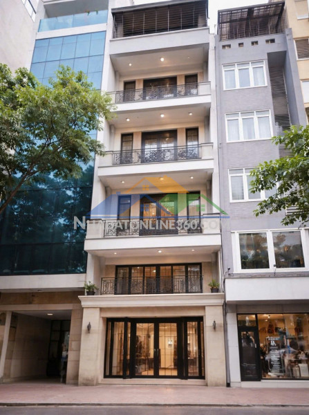 Cho thuê nhà, lạc long quân, võ chí công, thang máy, 331m2x 4t -62 tr
