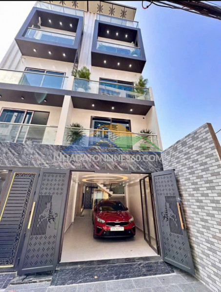 Nhà 4,5 tầng miếu hai xã – thang máy, gara ô tô, chỉ 6,89 tỷ