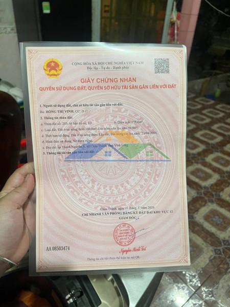 Chính chủ bán nhà mặt tiền đường ql 54  châu thành ,trà vinh...