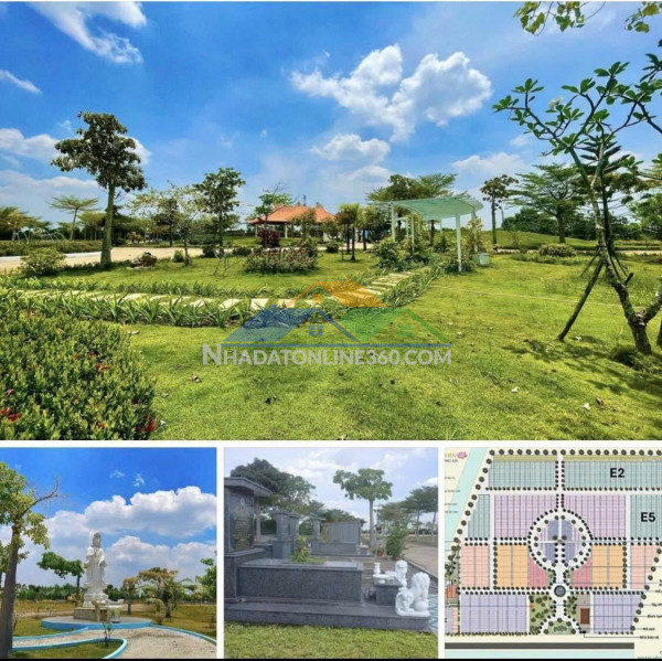 Cần chuyển nhượng gấp 4 huyệt mộ tiêu chuẩn tại bồng lai viên - đức hòa, long an